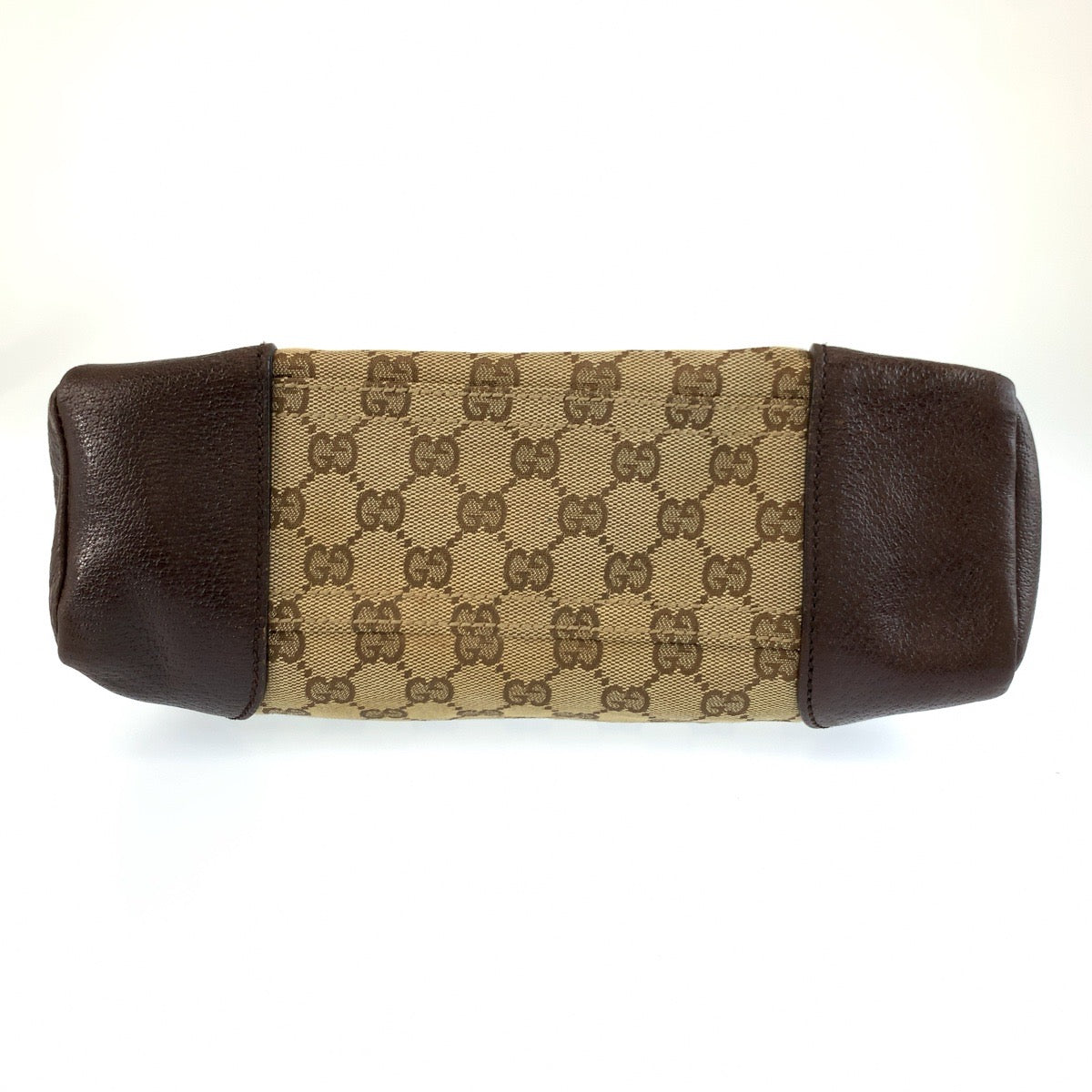 26239
GUCCI グッチ ベージュ ブラウン シルバー金具 GGキャンバス / レザー 114273 ショルダーバッグ メッセンジャーバッグ レディース AB35