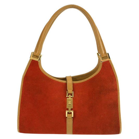 26242
GUCCI グッチ ジャッキー オレンジ ゴールド金具 スウェード / レザー 002 1068 ハンドバッグ トートバッグ レディース ABP42