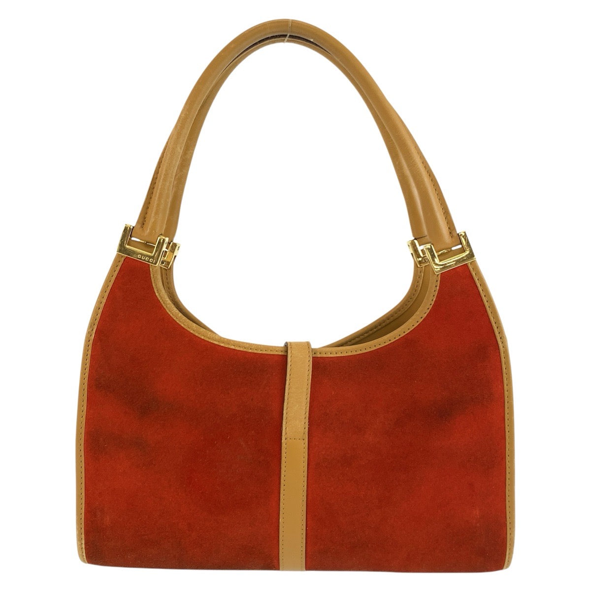 26242
GUCCI グッチ ジャッキー オレンジ ゴールド金具 スウェード / レザー 002 1068 ハンドバッグ トートバッグ レディース ABP42