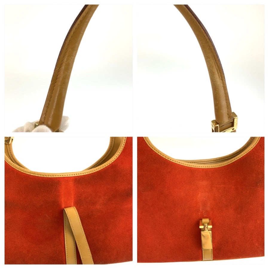 26242
GUCCI グッチ ジャッキー オレンジ ゴールド金具 スウェード / レザー 002 1068 ハンドバッグ トートバッグ レディース ABP42