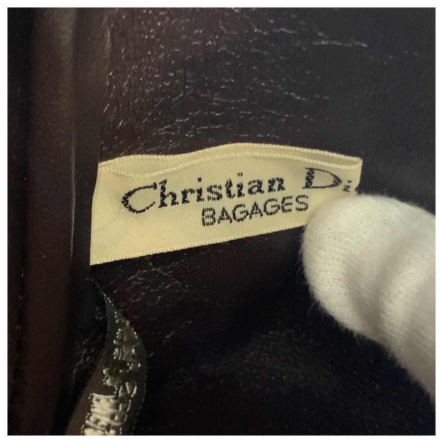26247
Christian Dior クリスチャンディオール ヴィンテージ トロッター ブラウン ゴールド金具 キャンバス ハンドバッグ ボストンバッグ レディース A56