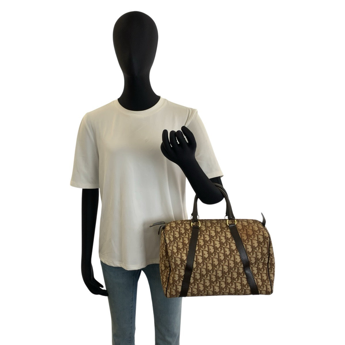26247
Christian Dior クリスチャンディオール ヴィンテージ トロッター ブラウン ゴールド金具 キャンバス ハンドバッグ ボストンバッグ レディース A56