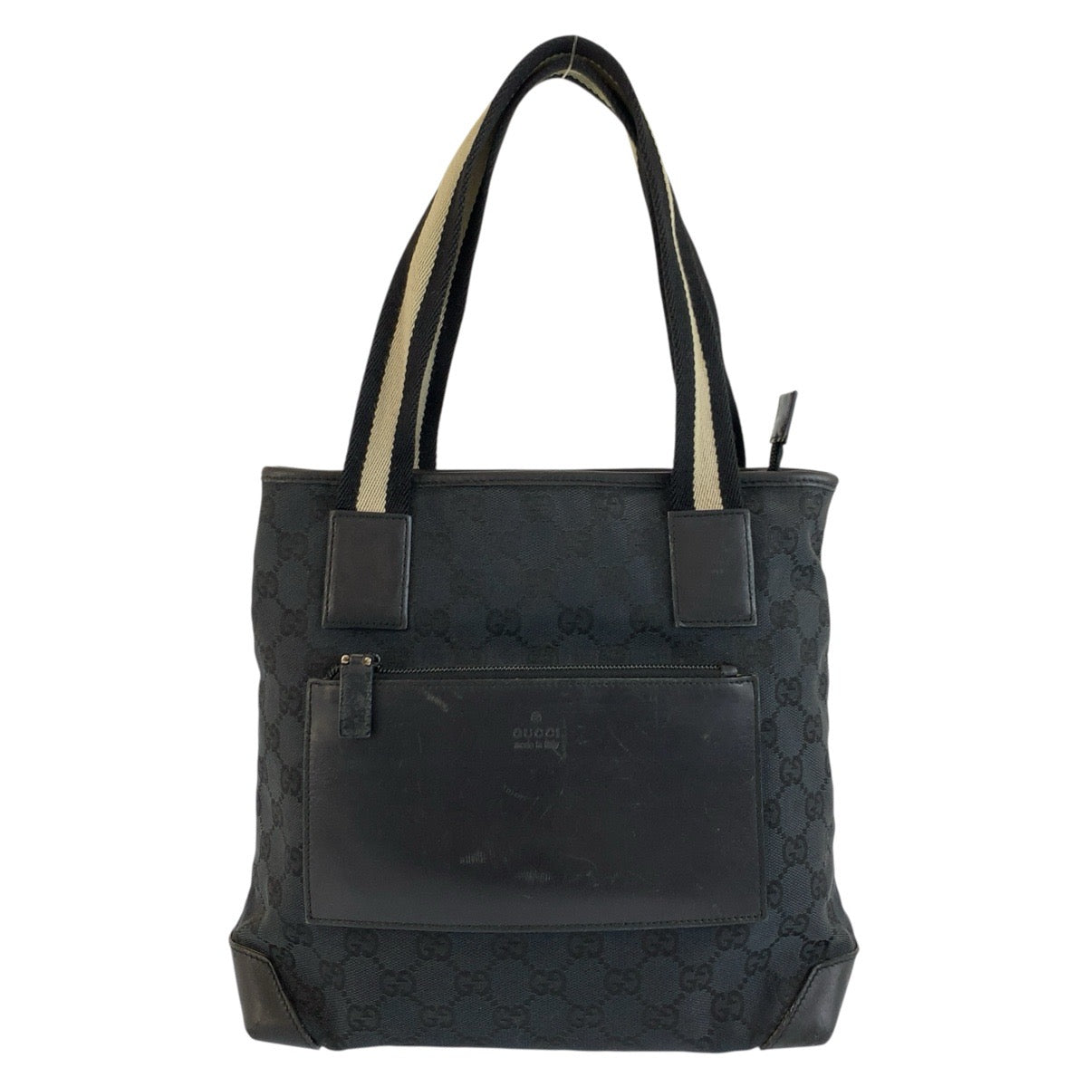 26250
GUCCI グッチ シェリーライン ブラック 黒 GGキャンバス / レザー 019 0402 トートバッグ ハンドバッグ レディース AB28