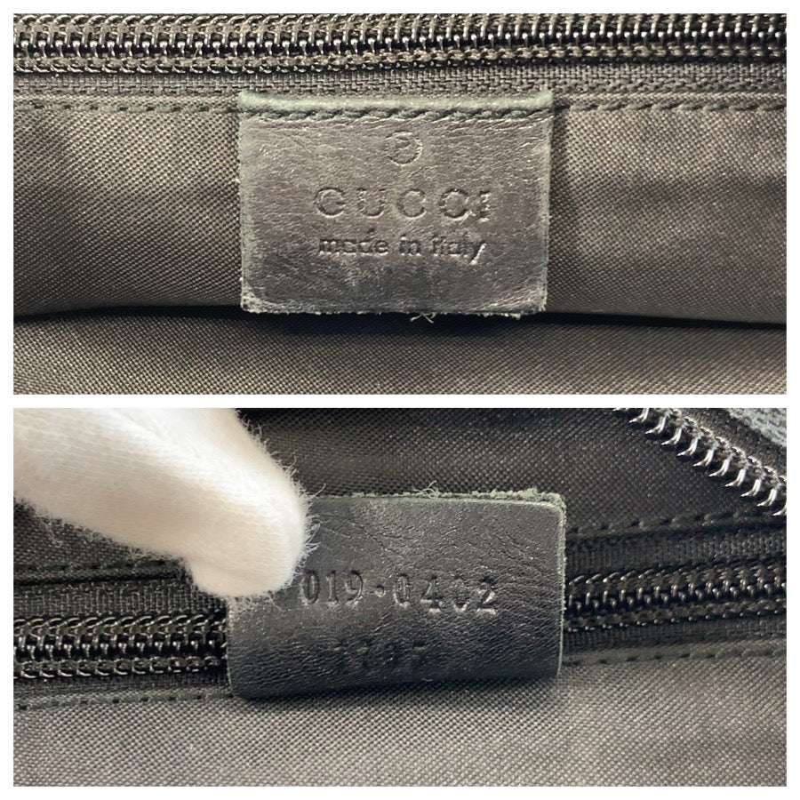 26250
GUCCI グッチ シェリーライン ブラック 黒 GGキャンバス / レザー 019 0402 トートバッグ ハンドバッグ レディース AB28