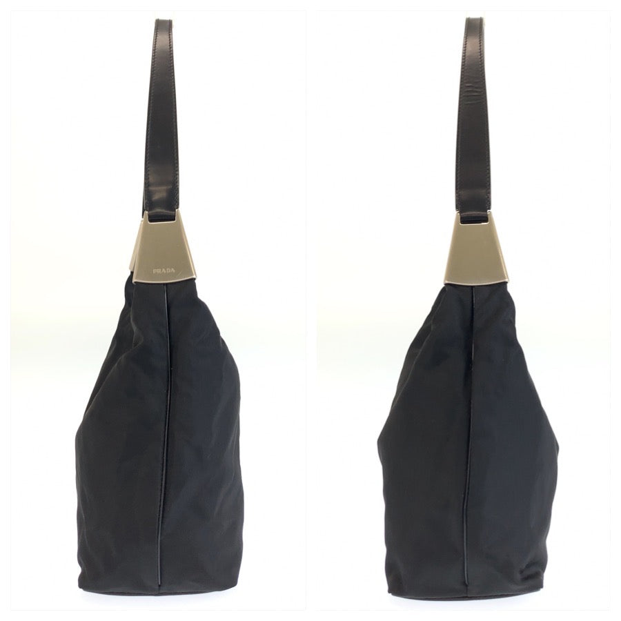 26254
PRADA プラダ テスート ブラック 黒 シルバー金具 ナイロン ショルダーバッグ レディース ABP28