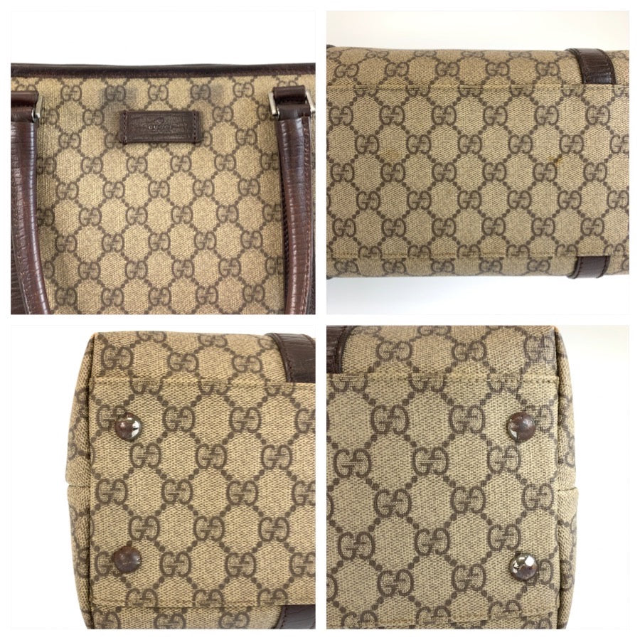 26262
GUCCI グッチ ブラウン シルバー金具 GGスプリームキャンバス 114595 トートバッグ ショルダーバッグ レディース AB35
