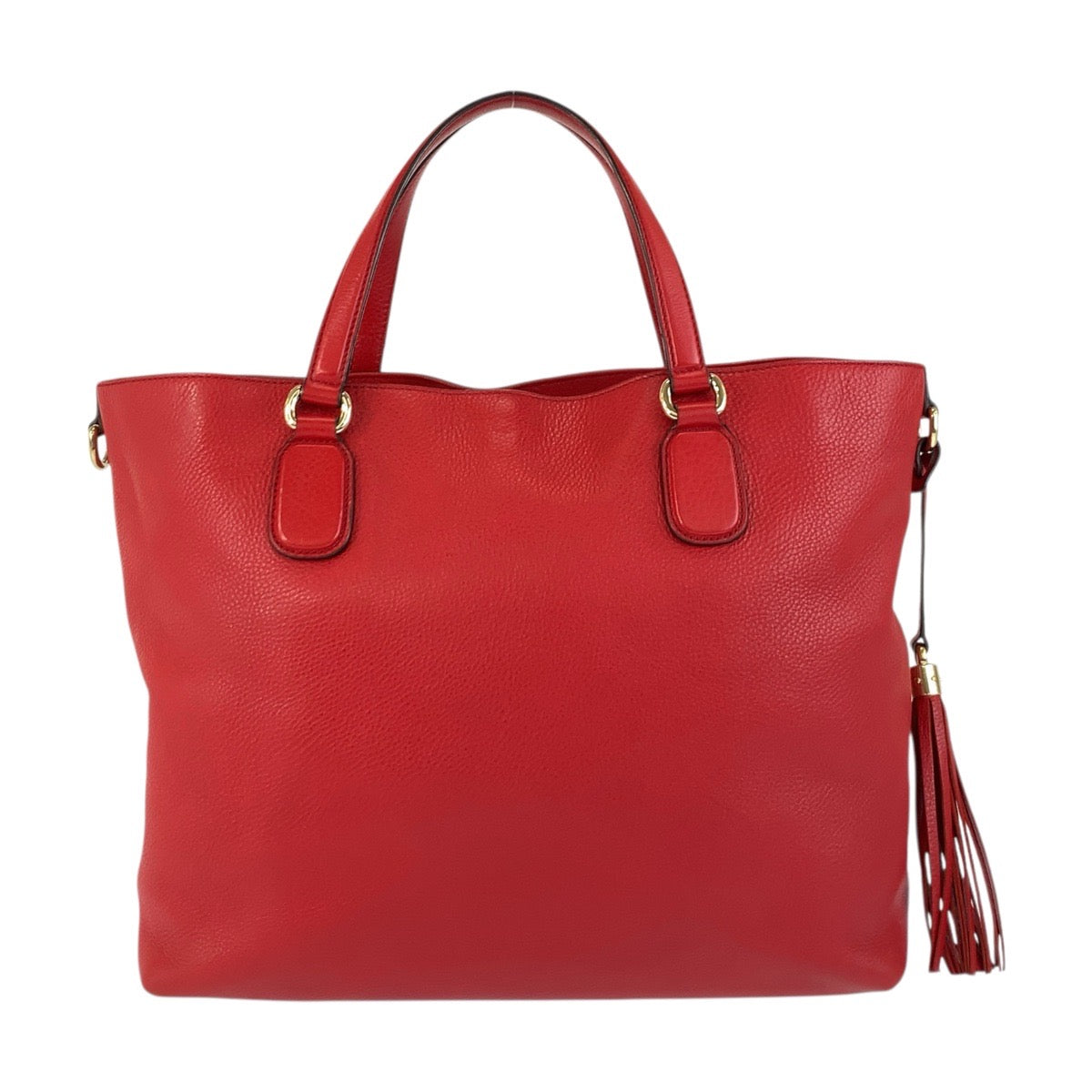 26273
GUCCI グッチ ソーホー レッド ゴールド金具 レザー 282303 トートバッグ ハンドバッグ レディース ABP68