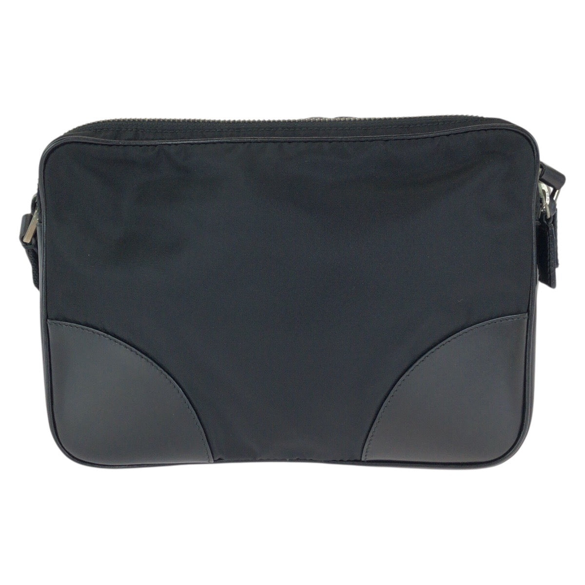 26280
PRADA プラダ テスート 三角ロゴプレート ブラック 黒 シルバー金具 ナイロン / レザー カメラバッグ ショルダーバッグ メッセンジャーバッグ メンズ ABP28