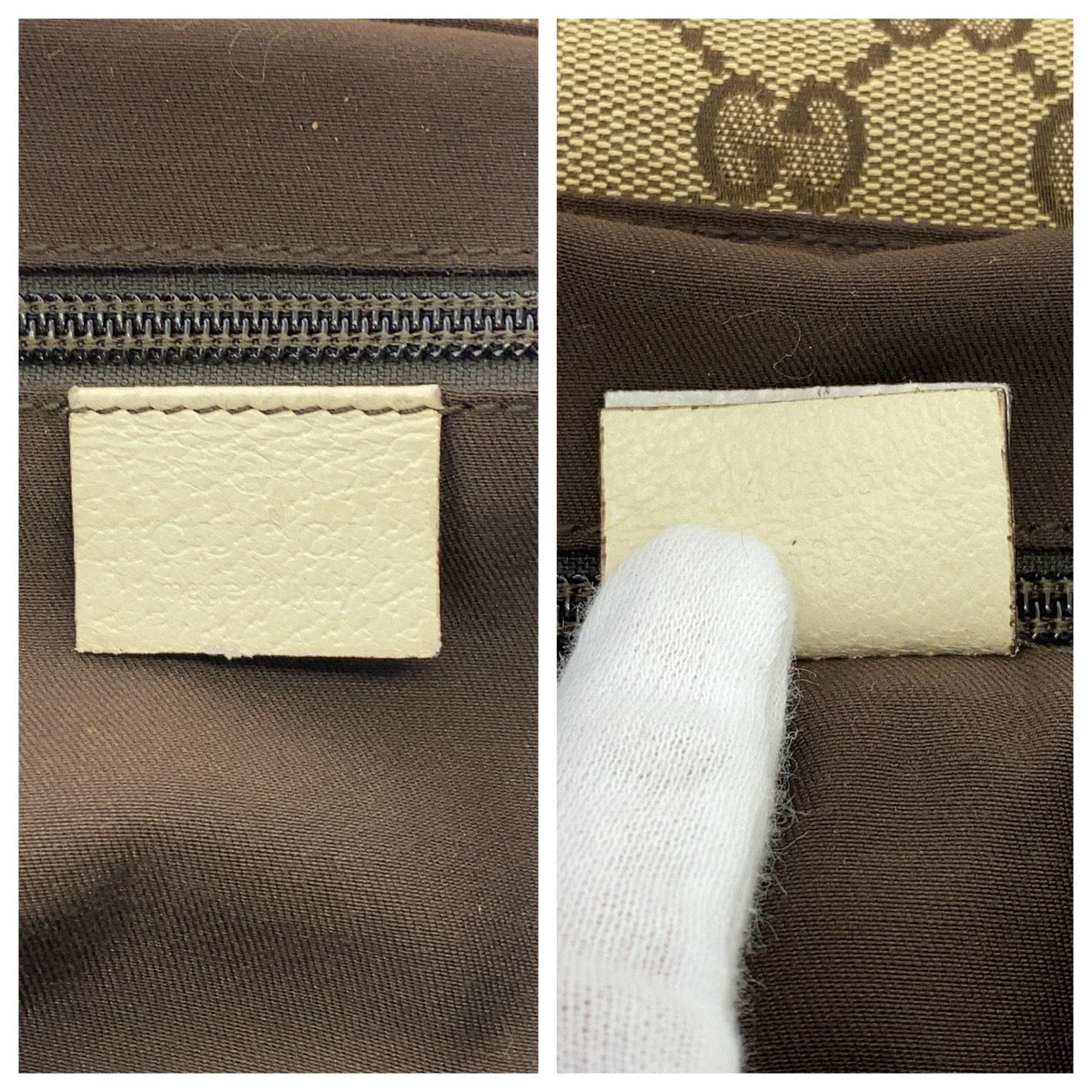 26286
GUCCI グッチ ベージュ アイボリー シルバー金具 GGキャンバス 146236 斜め掛け ショルダーバッグ メッセンジャーバッグ メンズ ABP40