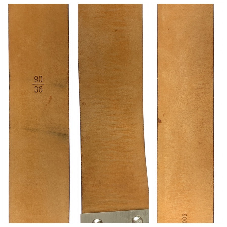 26389
LOUIS VUITTON ルイヴィトン モノグラムライン サイズ90cm/36インチ ブラウン シルバー金具 PVC / メタル ベルト メンズ AB15