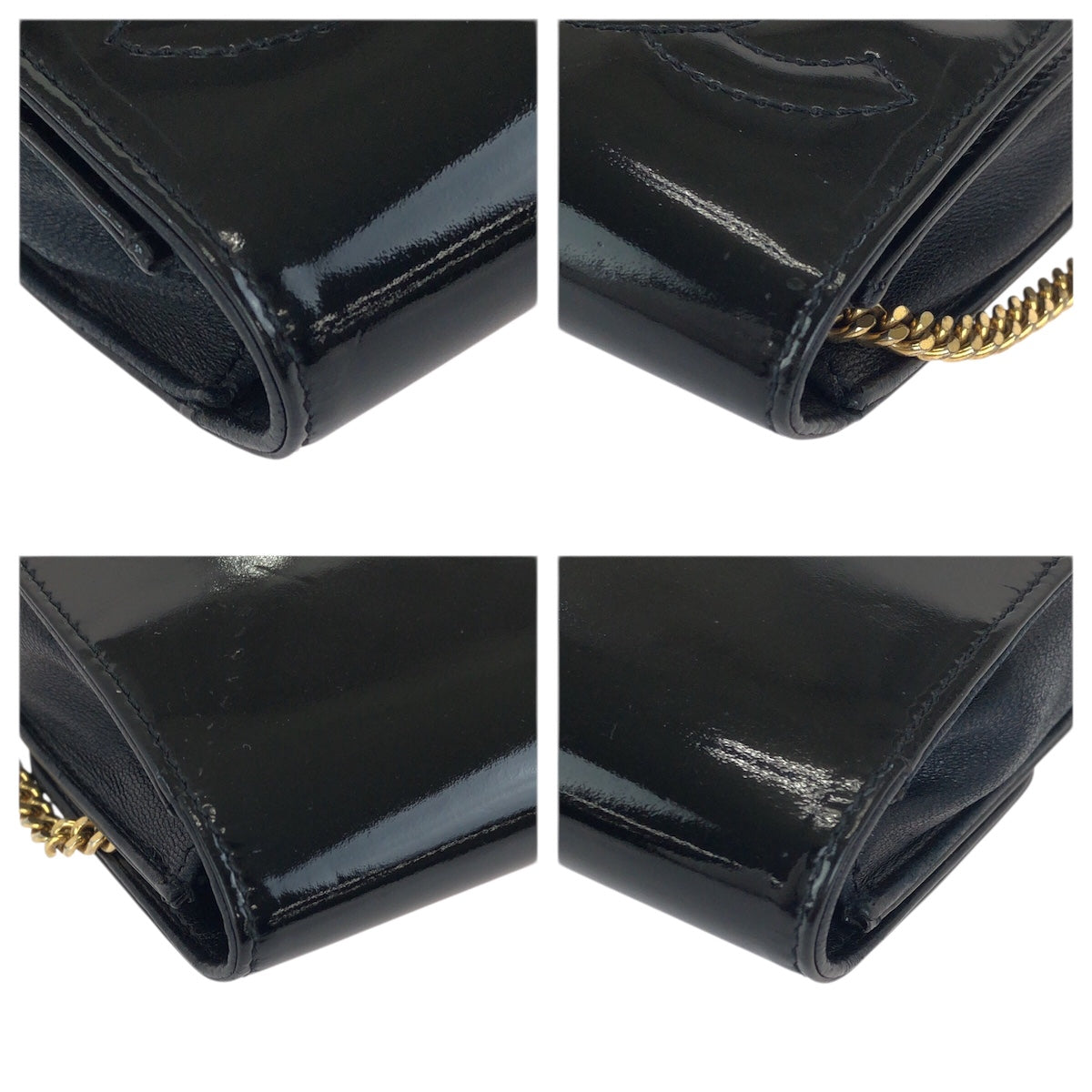 26296
CHANEL シャネル ヴィンテージ ココマーク ブラック 黒 ゴールド金具 エナメル 小物入れ IQOSケース シガレットケース レディース ABP24