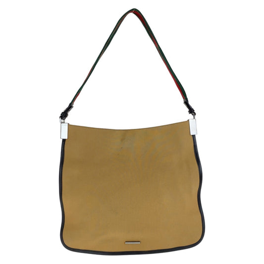 26297
GUCCI グッチ シェリーライン ベージュ キャメル キャンバス 001 4321 ホーボー ショルダーバッグ ハンドバッグ レディース ABP28