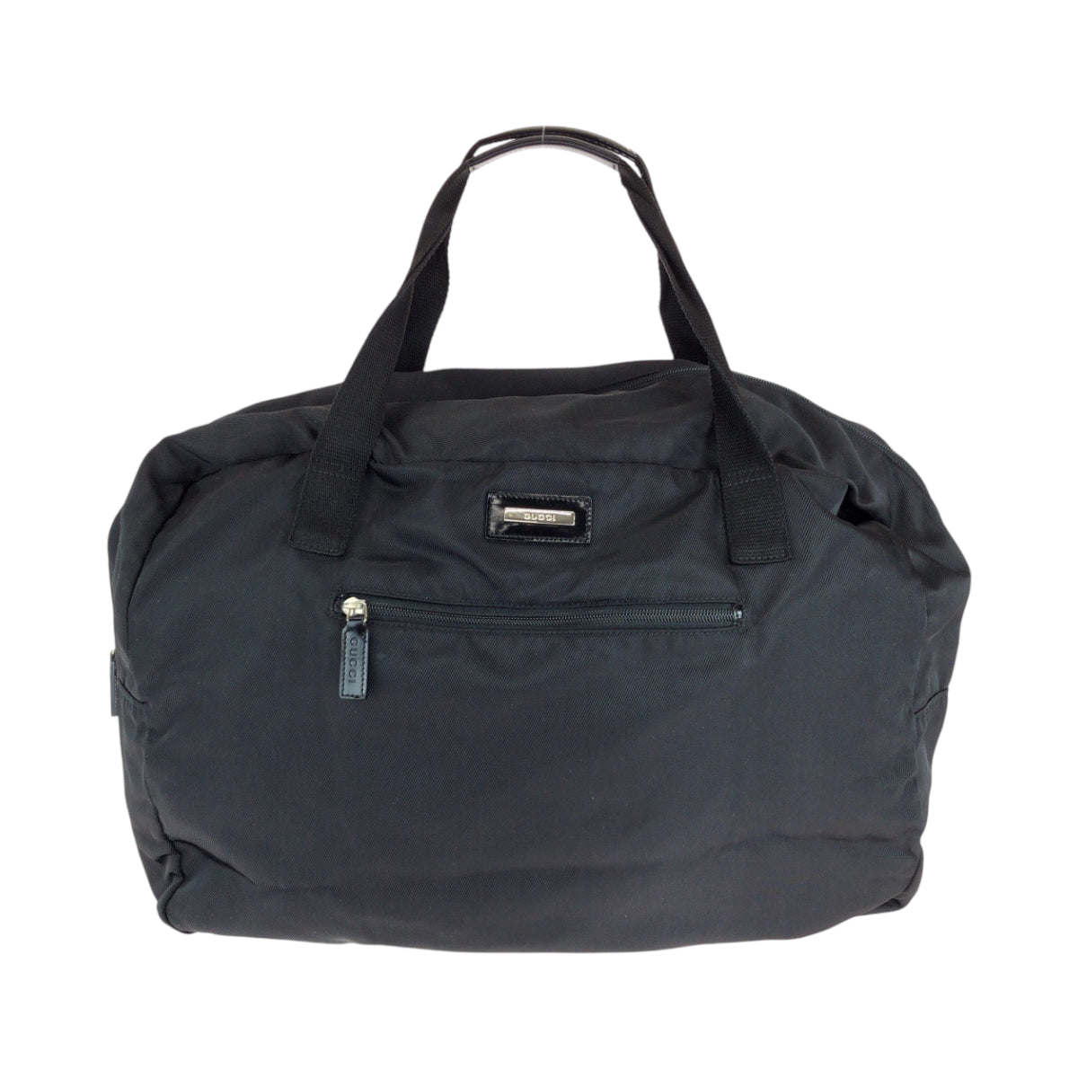 26301
GUCCI グッチ ブラック 黒 シルバー金具 ナイロン 012 0389 ボストンバッグ ハンドバッグ 男女兼用 メンズ ABP35