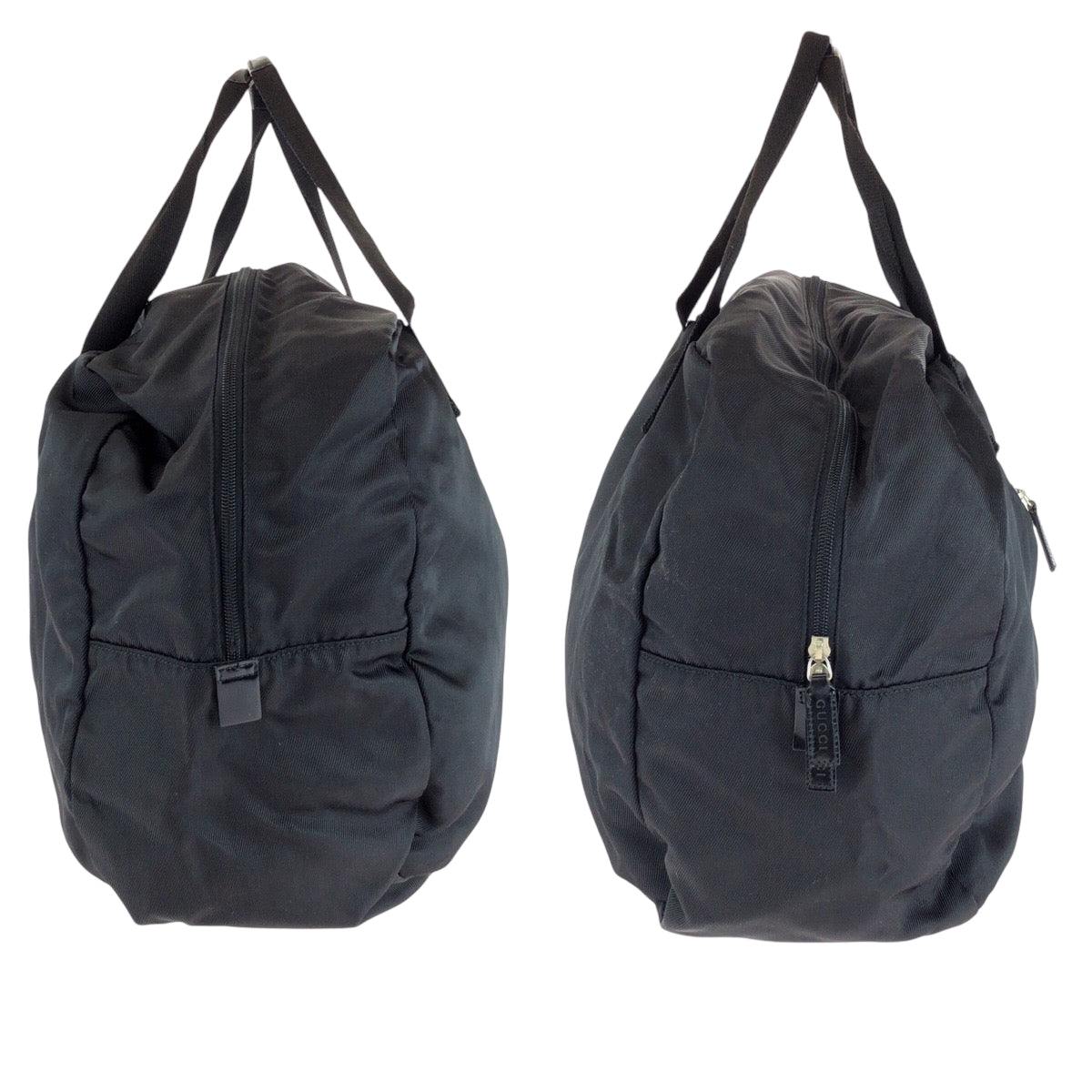 26301
GUCCI グッチ ブラック 黒 シルバー金具 ナイロン 012 0389 ボストンバッグ ハンドバッグ 男女兼用 メンズ ABP35