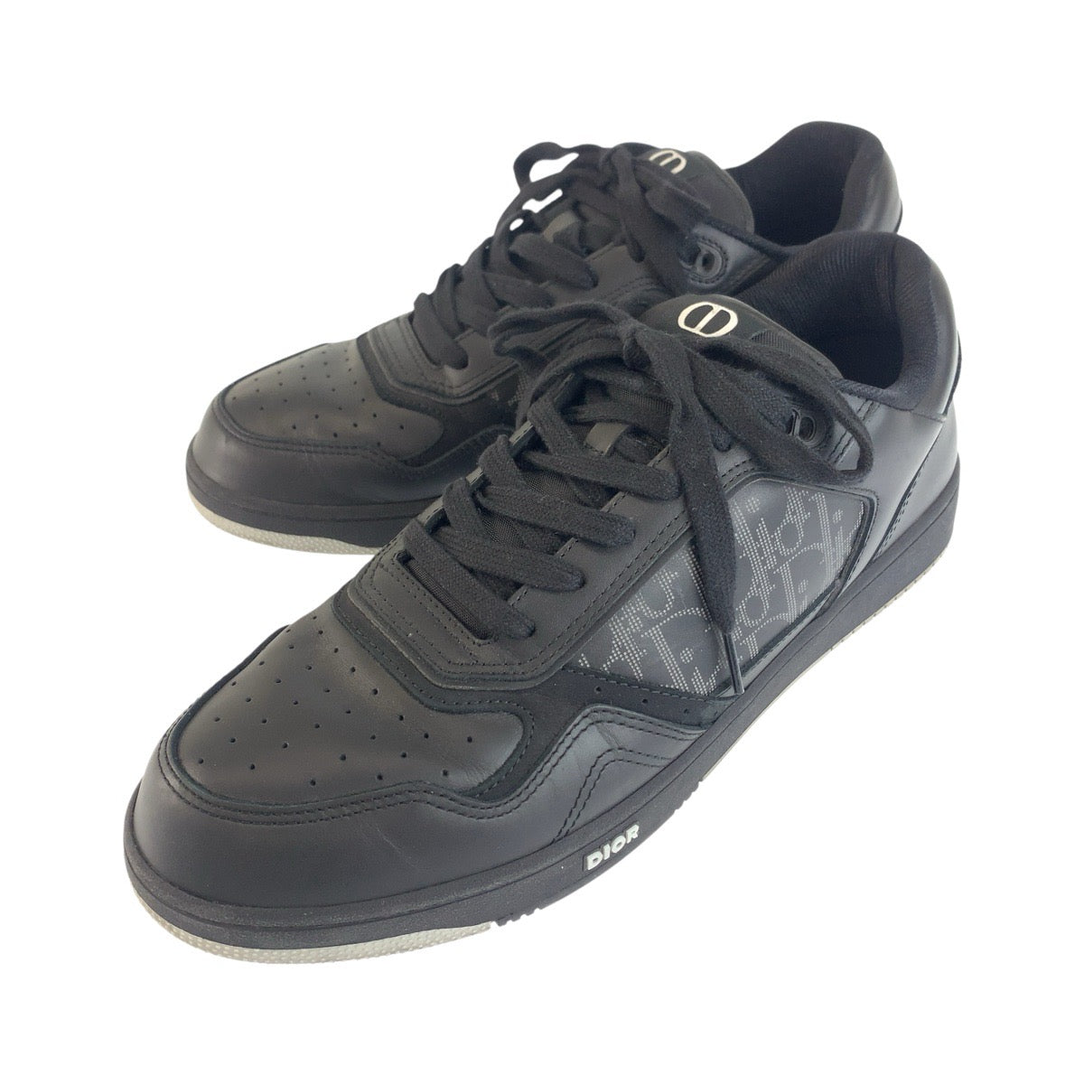 26310
Dior ディオール オブリーク B27 サイズ46 30cm ブラック 黒 レザー 3SN272ZPR スニーカー ローカット レースアップ メンズ ABP56