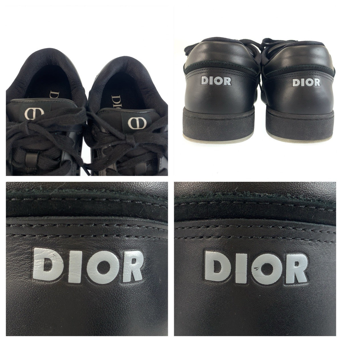 26310
Dior ディオール オブリーク B27 サイズ46 30cm ブラック 黒 レザー 3SN272ZPR スニーカー ローカット レースアップ メンズ ABP56