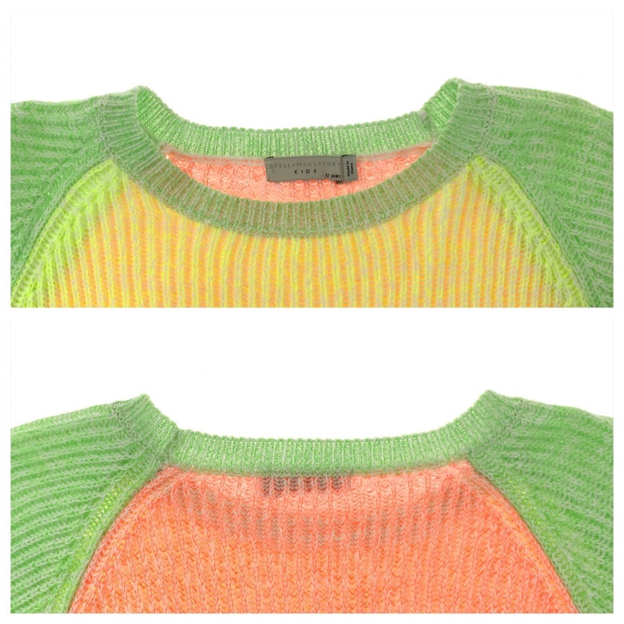 26320
Stella McCartney ステラマッカートニー KIDS サイズ12years イエロー グリーン ピンク コットン / ポリエステル セーター リブニットセーター キッズ A7