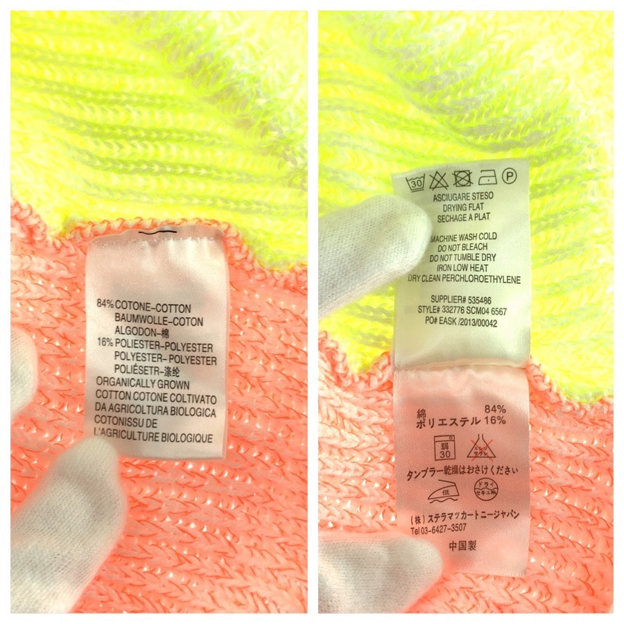 26320
Stella McCartney ステラマッカートニー KIDS サイズ12years イエロー グリーン ピンク コットン / ポリエステル セーター リブニットセーター キッズ A7