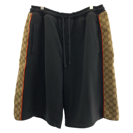 26322
GUCCI グッチ GGインサート サイズL ブラック ダークグレー コットン 770795 ショートパンツ ハーフパンツ メンズ A30