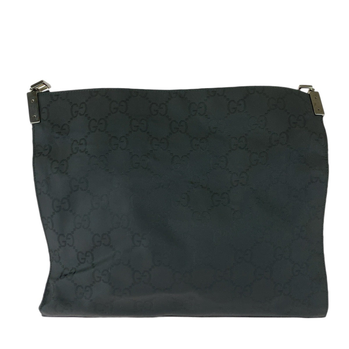 26326
GUCCI グッチ GG柄 ブラック 黒 シルバー金具 ナイロン 001 3238 ショルダーバッグ 男女兼用 レディース ABP28