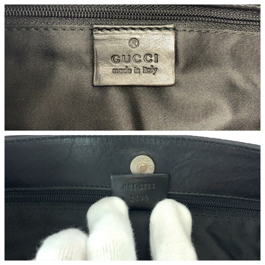 26326
GUCCI グッチ GG柄 ブラック 黒 シルバー金具 ナイロン 001 3238 ショルダーバッグ 男女兼用 レディース ABP28