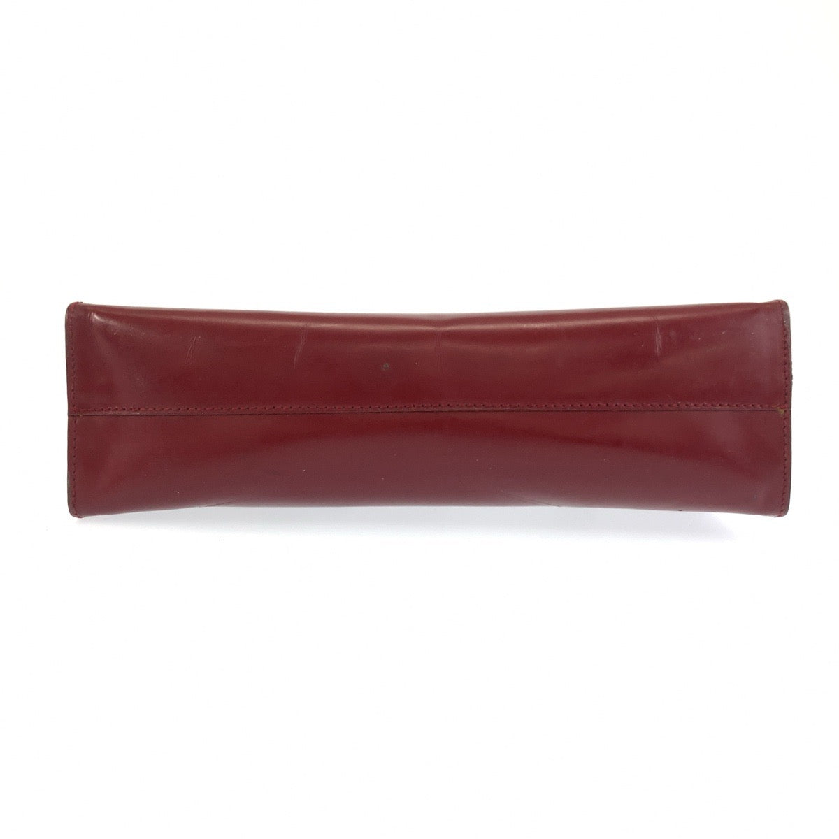 26327
PRADA プラダ レッド パテントレザー トートバッグ ショルダーバッグ レディース AB48