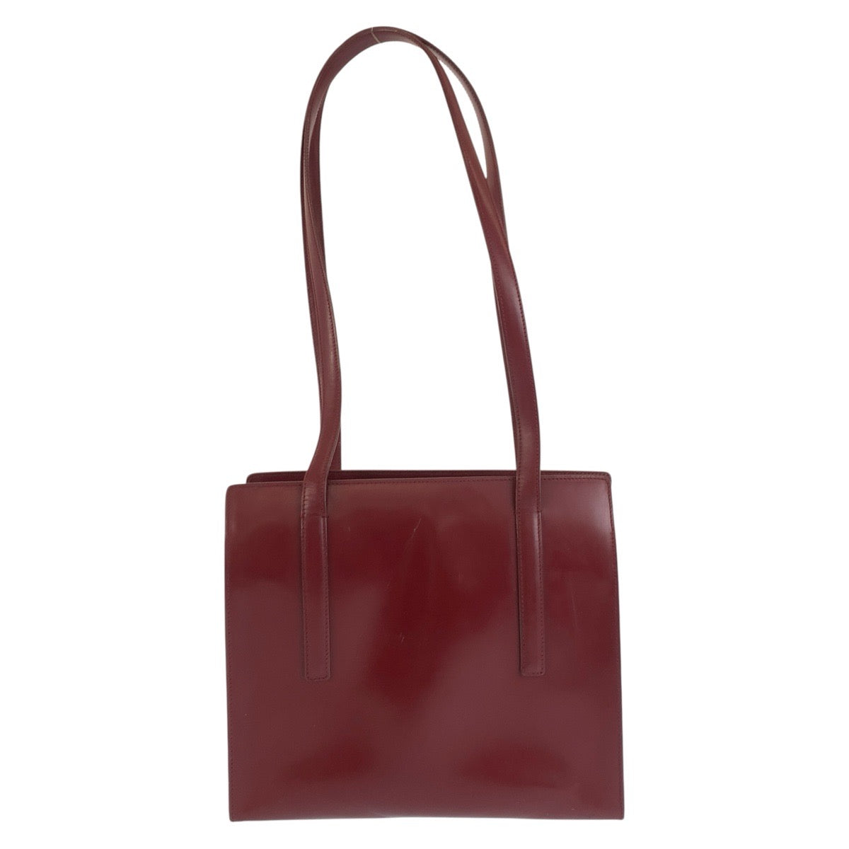 26327
PRADA プラダ レッド パテントレザー トートバッグ ショルダーバッグ レディース AB48