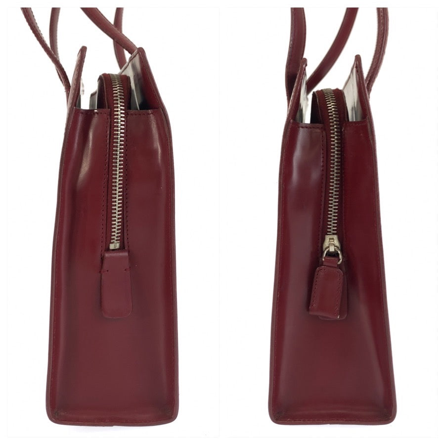 26327
PRADA プラダ レッド パテントレザー トートバッグ ショルダーバッグ レディース AB48