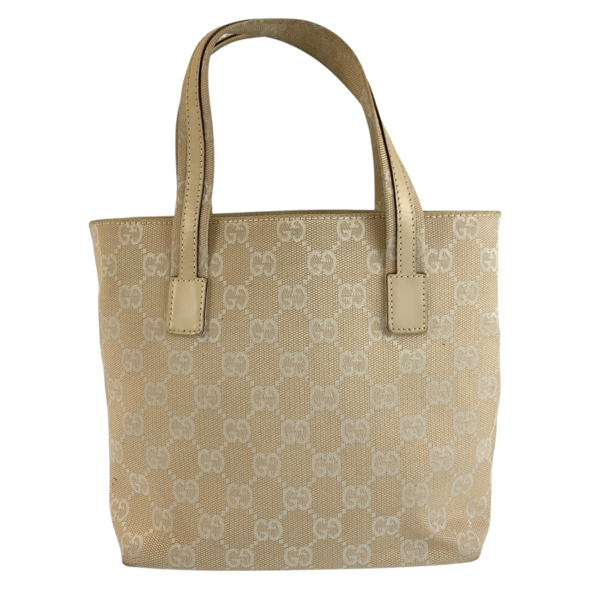 26329
GUCCI グッチ ベージュ アイボリー GGキャンバス / レザー 002 1079 トートバッグ ハンドバッグ レディース ABP35
