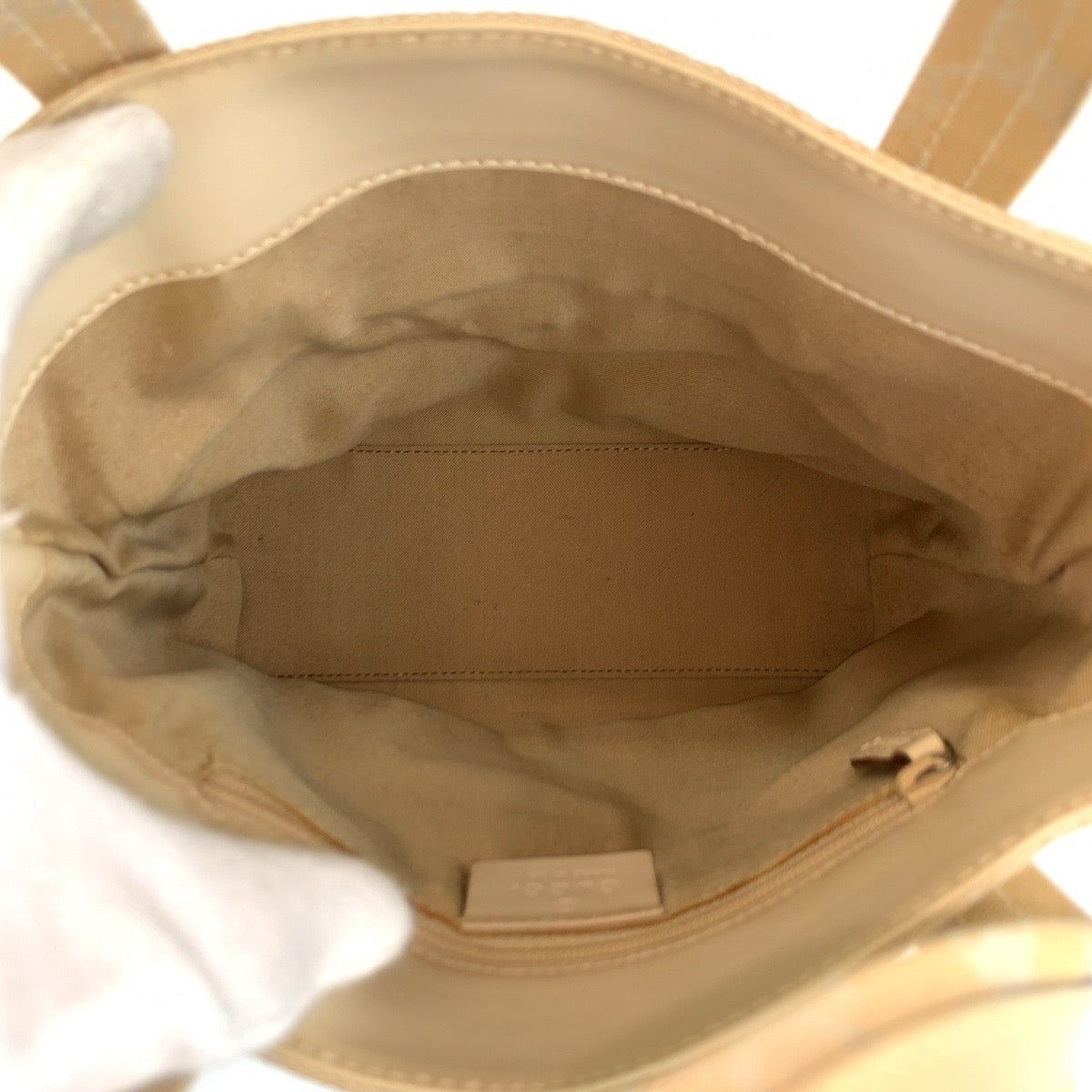 26329
GUCCI グッチ ベージュ アイボリー GGキャンバス / レザー 002 1079 トートバッグ ハンドバッグ レディース ABP35