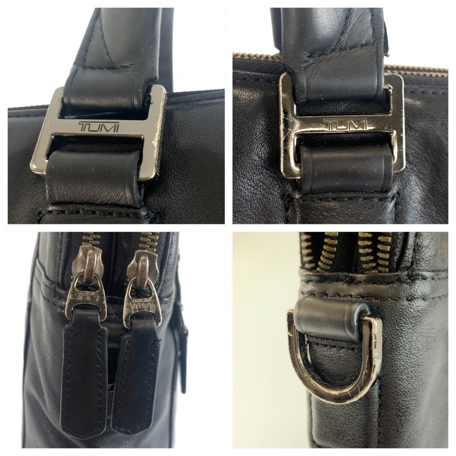 26331
TUMI トゥミ BEACON HILL Branch ブラック 黒 シルバー金具 レザー 68516D ビジネスバッグ ブリーフケース 2way メンズ ABP22