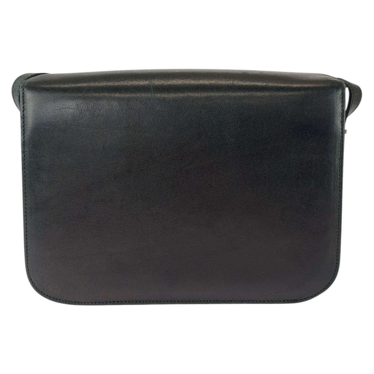 26332
CELINE セリーヌ ヴィンテージ 馬車金具 ホースキャリッジ ブラック 黒 ゴールド金具 レザー / メッキ ショルダーバッグ レディース AB42