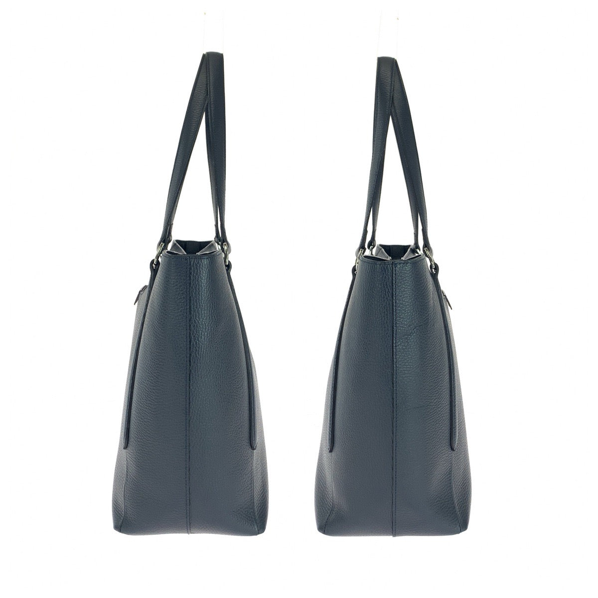 26333
PELLE MORBIDA ペッレモルビダ コローレ ネイビー シルバー金具 レザー トートバッグ ショルダーバッグ レディース ABP15