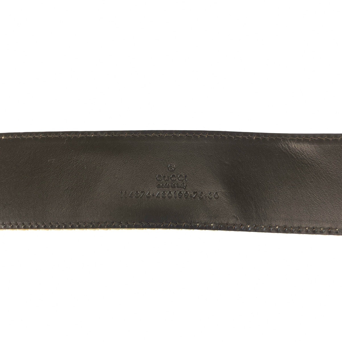 26334
GUCCI グッチ シェリーライン インターロッキング 75cm/30インチ マルチカラー ゴールド金具 キャンバス 114876 ベルト レディース ABP21