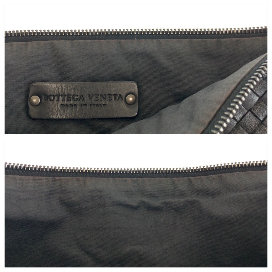 26341
BOTTEGAVENETA ボッテガヴェネタ イントレチャート ブラック 黒 レザー B03781940I クラッチバッグ セカンドバッグ メンズ ABP28