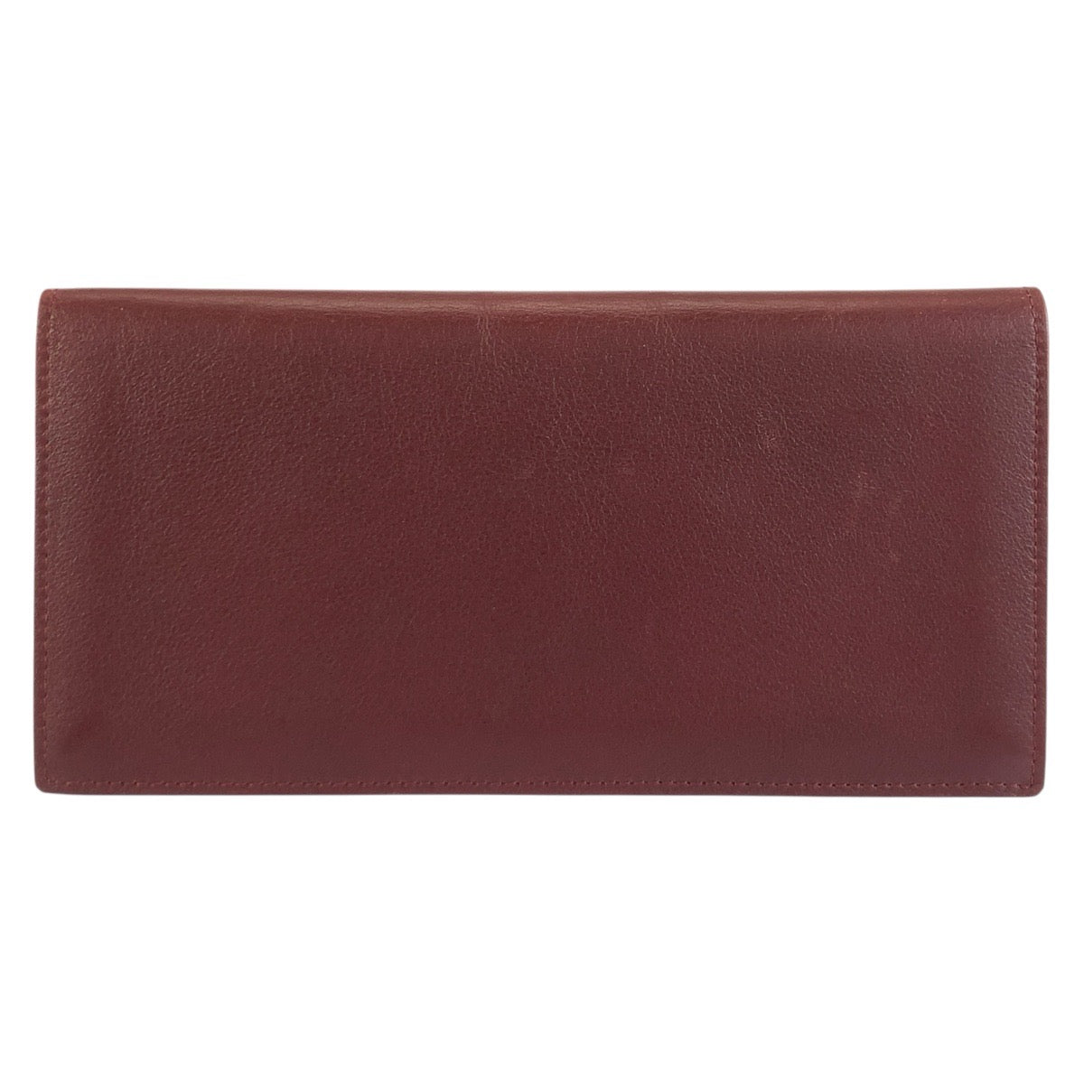26344
CARTIER カルティエ マストライン ワインレッド ゴールド金具 レザー 長財布 ロングウォレット レディース AB16