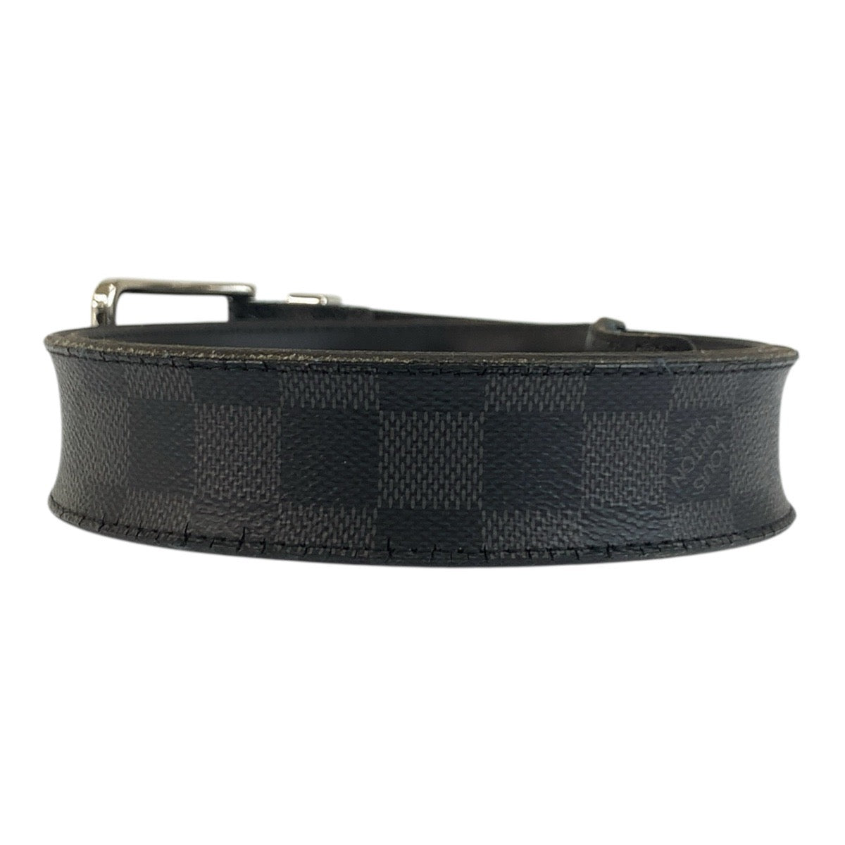 26345
LOUIS VUITTON ルイ ヴィトン ダミエ グラフィット サンチュール ポンヌフ 100cm/40インチ ブラック シルバー金具 PVC M9402 ベルト メンズ B9