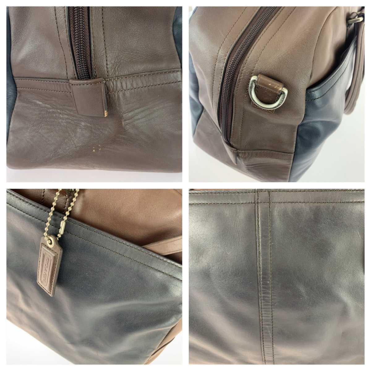 26346
COACH コーチ レキシントン 2way ネイビー ブラウン シルバー金具 レザー F70668 ボストンバッグ ショルダーバッグ メンズ ABP22