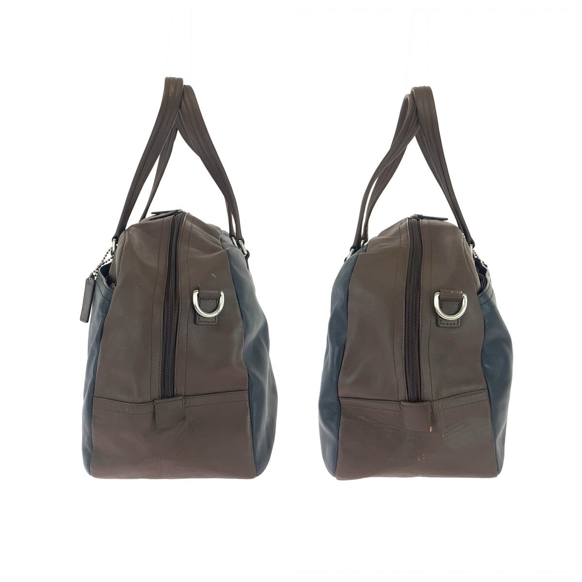 26346
COACH コーチ レキシントン 2way ネイビー ブラウン シルバー金具 レザー F70668 ボストンバッグ ショルダーバッグ メンズ ABP22