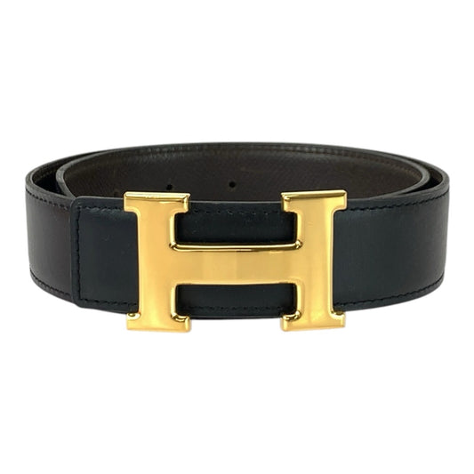 26348
HERMES エルメス コンスタンス Hバックル リバーシブル 65cm/25.6インチ ノワール ブラック ブラウン ボックスカーフ / トリヨンクレマンス ベルト □B刻印 レディース AB30