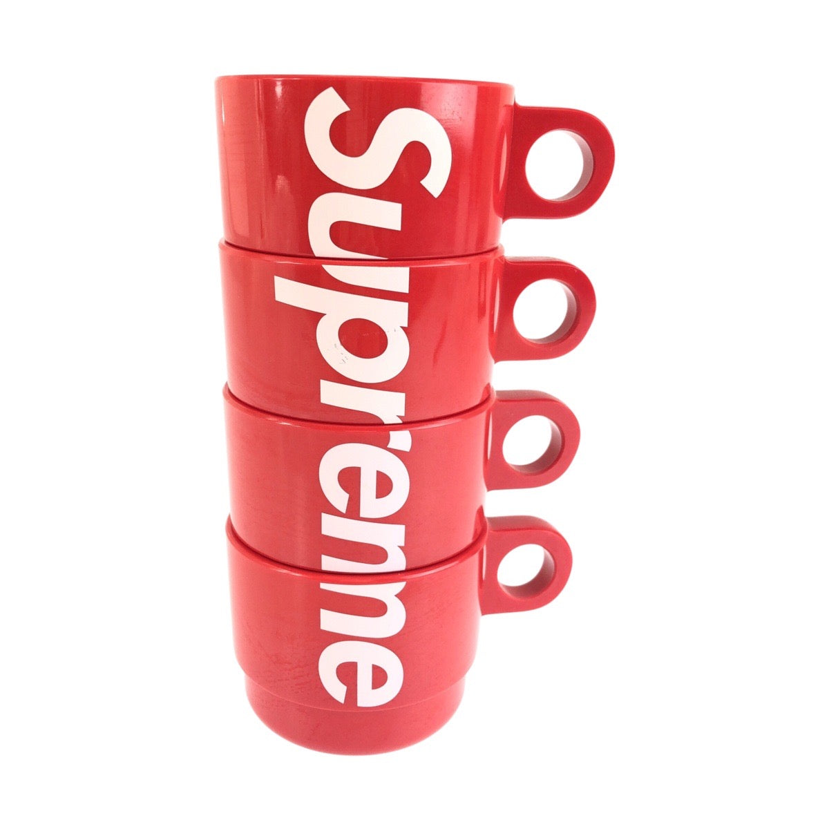 26354
Supreme シュプリーム スタッキングカップ レッド プラスチック カップ コップ マグカップ 4セット メンズ A