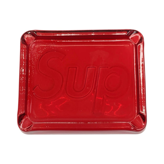 26355
Supreme シュプリーム Debossed Glass Ashtray レッド ガラス 灰皿 アッシュトレイ 小物トレイ メンズ AB