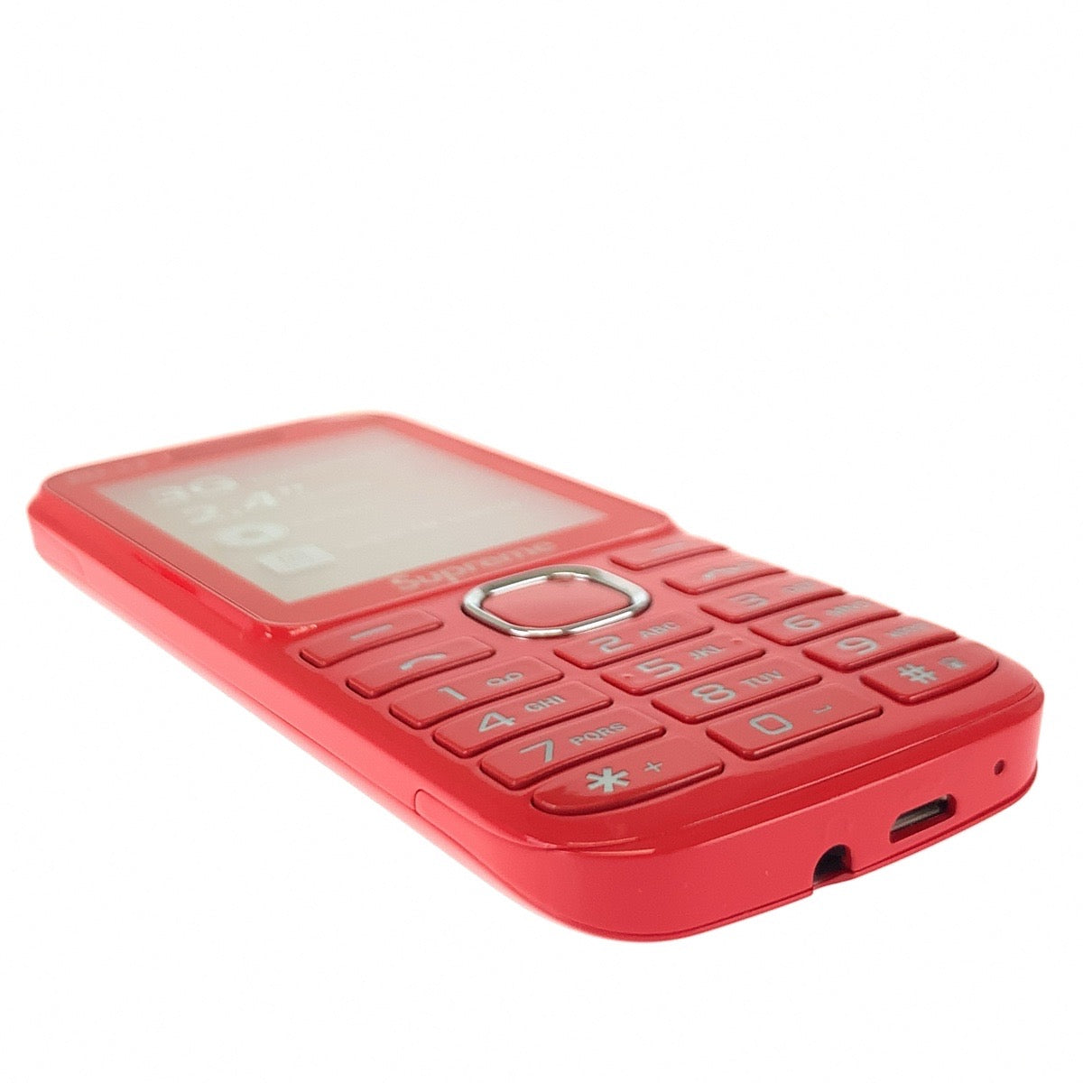 26358
Supreme シュプリーム Supreme×BLU Zoey 2.4 3G レッド ホワイト プラスチック A037A 携帯電話 フィーチャーフォン メンズ N