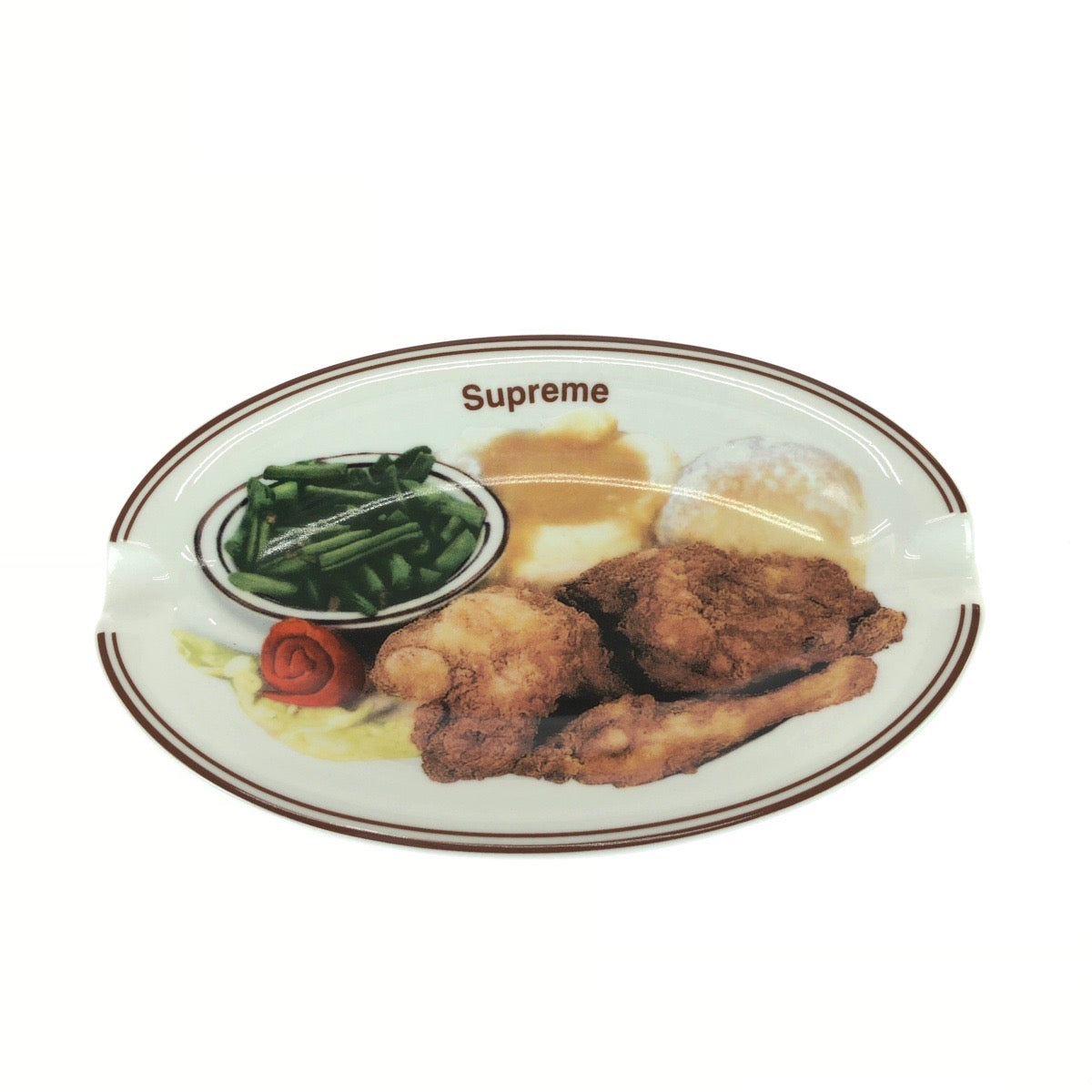 26365
Supreme シュプリーム Chicken Dinner マルチカラー セラミック 灰皿 レディース SA