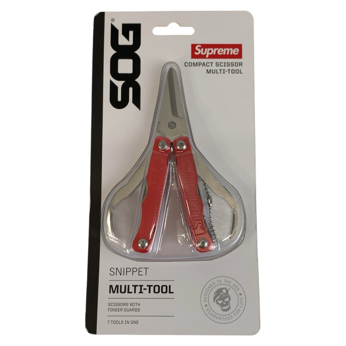 26369
Supreme シュプリーム SOG Snippet Multi Tool レッド シルバー ステンレス ハサミ マルチツールハサミ メンズ S