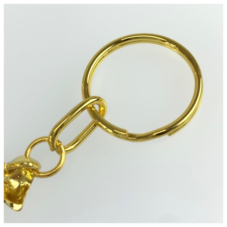 26372
Supreme シュプリーム Fronts Keychain ゴールド メッキ / ラインストーン キーホルダー キーリング メンズ A