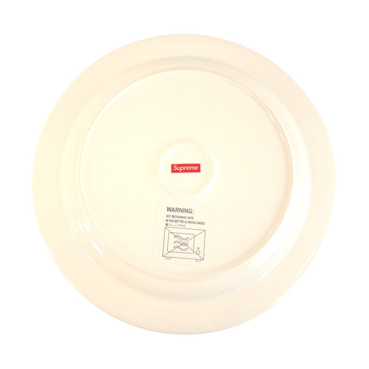 26378
Supreme シュプリーム Watch Plate 時計柄 クロノグラフ ブラック 黒 磁器 プレート 皿 大皿 メンズ S