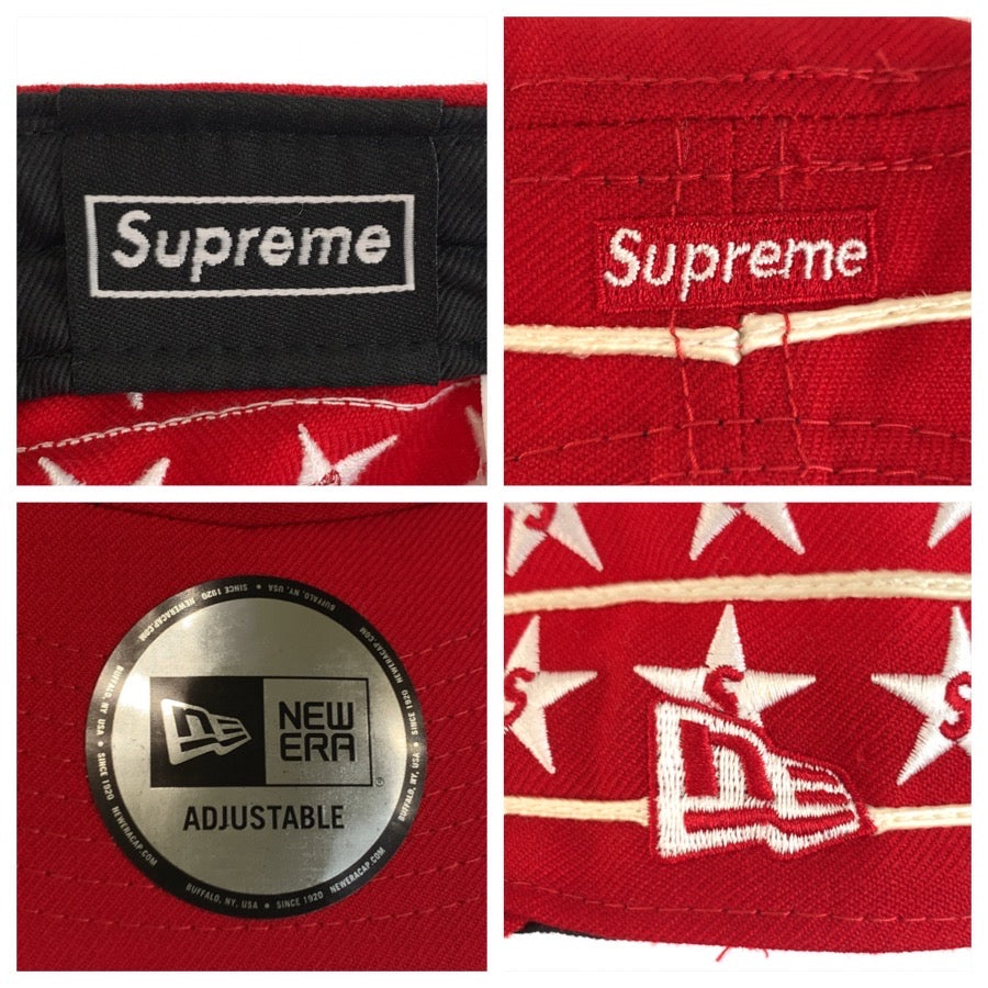 26380
Supreme シュプリーム Star Pillbox New Era レッド コットン / ウール キャップ メンズ S