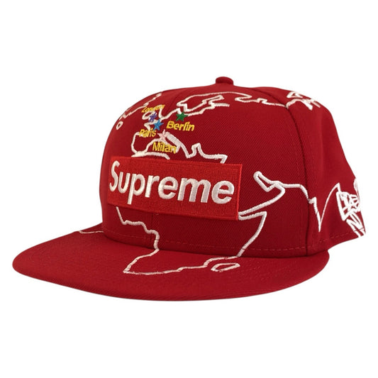 26381
Supreme シュプリーム Worldwide Box Logo New Era サイズ 7 1/2 59.6cm レッド ポリエステル キャップ メンズ N