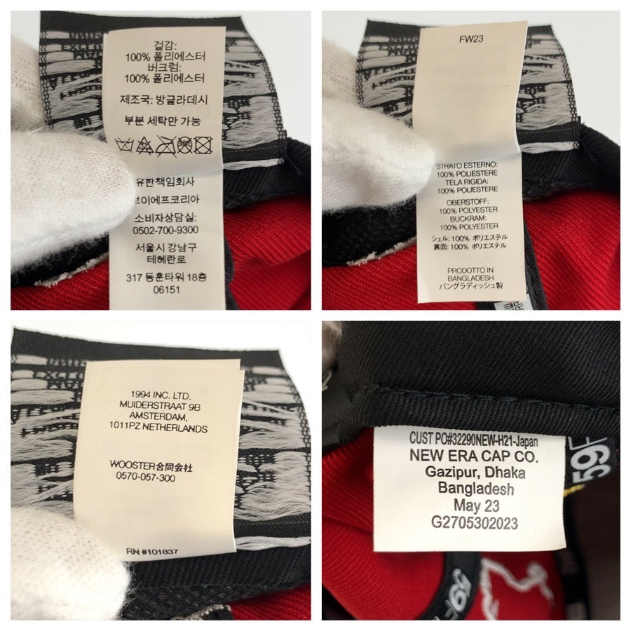 26381
Supreme シュプリーム Worldwide Box Logo New Era サイズ 7 1/2 59.6cm レッド ポリエステル キャップ メンズ N